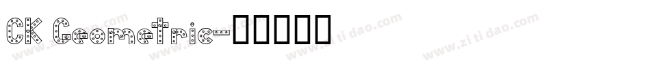 CK Geometric字体转换